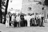Örebro kammarorkester poserar framför slottet, 1976 Augusti