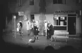 Pjäsen noshörningen på Hjalmar Bergmanteatern, 1976-03-19