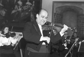 Violinist i rikssalen på slottet, 1970-tal