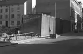 Rivning av hus på Köpmangatan