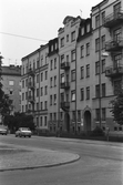 Nygatan västerut mot Trädgårdsgatan, 1970-tal