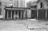 Rivningskvarter på Fabriksgatan, 1970-tal