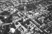 Flygfoto över Örebro, 1970-tal