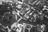 Flygfoto över Örebro, 1970-tal