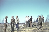 Inspektion vid Hjortsberga gravfält, 1980-tal
