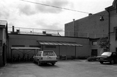 Parkering på bakgård, 1980-tal