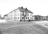 Rivningshus i korsningen Södra Sofiagatan-Slottsgatan, 1976
