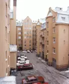 Gårdsinteriör vid centralpalatset, 1977-1979