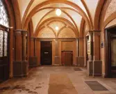 Del av entréhallen på Allehanda-borgen, 1977-1979