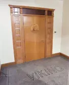 Entrédörr till Viking industri AB, Hagagatan 7, 1977-1979