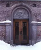 Ytterdörr, Hagagatan 7, 1977-1979