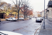 Återvinningsstation på Oskarstorget, 1990-tal