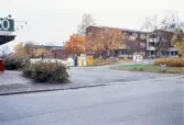 Återvinningsstation vid Höglundagatan på norr, 1990-tal
