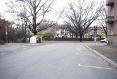 Återvinningsstation på Prinsgatan, 1990-tal