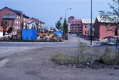 Anläggningsarbete i Ladugårdsängen, 1990-tal