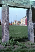 Konstverk och lekplats i Hagen, Ladugårdsängen, 1990-tal