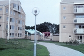 Bostadshus vid gamla hangaren i Ladugårdsängen, 1990-tal