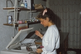 Scanningsarbete på Stadsingenjörskontoret, 1986