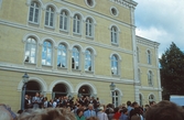 Samling inför invigningen av Örebro teater, 1990-tal
