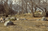 Stenparti vid Hjälmarsberg, 1980-tal
