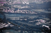 Flygfoto över Rynninge, 1980-tal
