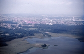 Flygfoto över Rävgången, 1980-tal