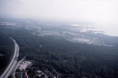 Flygfoto över Rynningeviken, 1980-tal