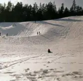 Pulkabacke i Karlslund, 1970