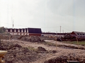 Byggnation av bostadsområdet Norra Oxhagen, maj 1978
