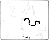 Hällristning Aspeberget. Tanum 16:1, L1968:7101