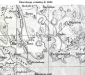 Kartskiss Åkersberga 1880C