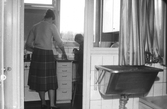 Interiör från experiment lägenhet i Baronbackarna, 1950-tal