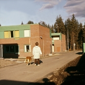 Promenad genom bostadsområdet Brickebacken, 1970-tal