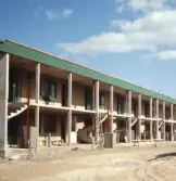 Brickebacken under byggnation, ca 1970