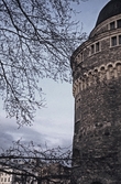 Del av sydvästra tornet på Örebro slott, 1970-tal