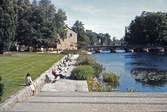 Vila i parksoffor i Centralparken, 1970-tal