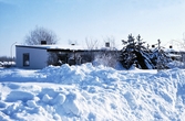 Snö vid villa i Oxhagen, 1977