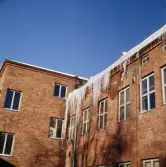 Kexfabriken med istappar på taket, 1970-tal