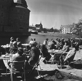 Hälls uteservering i Centralparken, 1960-tal