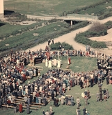 Friluftsgudstjänst på Rosta gärde, 1960-tal