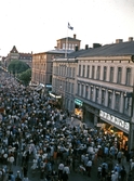 Marknadsafton på Drottninggatan, 1970-tal