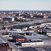 Vy över Aspholmens industriområde, 1970-tal