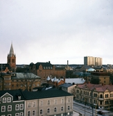 Vy över centrala Örebro, 1960-tal
