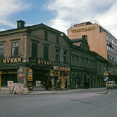Butiken Byxan i hörnet Storgatan och Olaigatan, 1960-tal