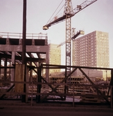 Byggnation av Medborgarhuset, 1960-tal