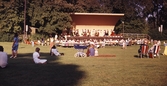 Dansuppvisning på stora scenen i Stadsparken, 1976