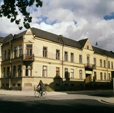 Hyreshus i hörnet Angelgatan och Ringgatan, 1960-tal