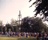 Midsommarfirande i Stadsparken, 1976