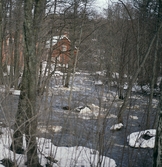 Vårflod i Svartån vid Karlslund, 1977