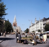 Torghandel på Stortorget, 1976